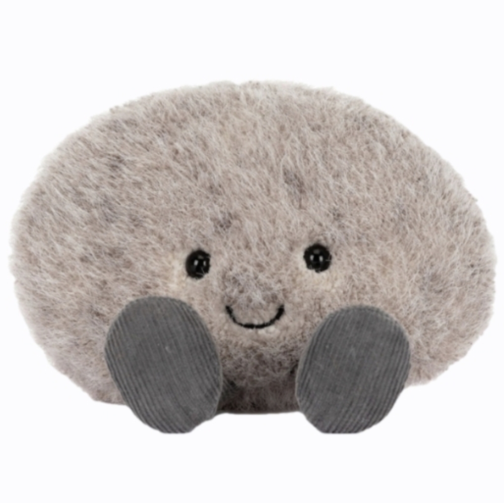 Jellycat Amuseables Pebble 4.3x4.3x3.1" Soft & Plush BNWT Authentic - Picture 2 of 7